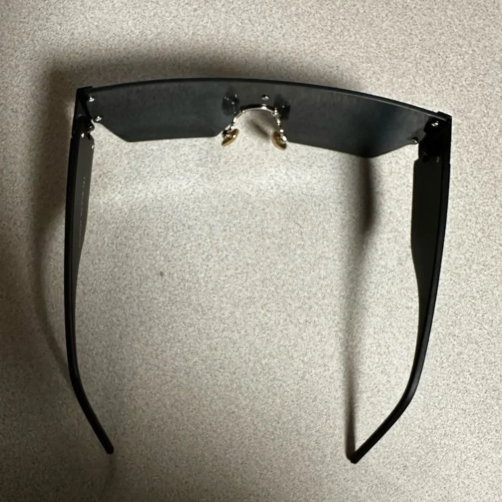 DC Black Shield Visor Sunglasses